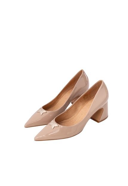 Tacones Alas Nude Charol Glamour Tacones Alas Nude Charol Glamour Talla 39