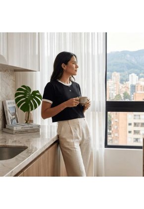 Camiseta Prisma Negro Tierra Arriba Camiseta Prisma Negro Tierra Arriba Talla XL