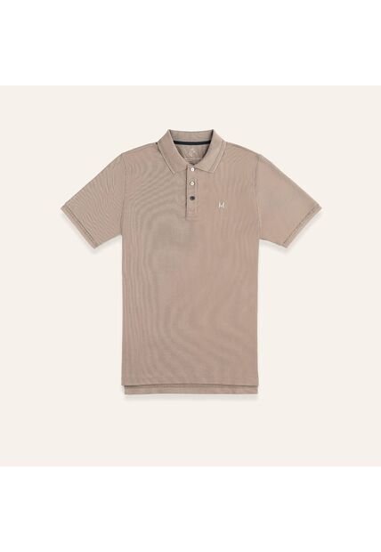 Camiseta Polo Emblema Arena Tierra Arriba Camiseta Polo Emblema Arena Tierra Arriba Talla M