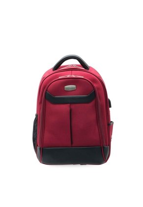 Morral Curvo Dos Cremalleras Rojo Urban