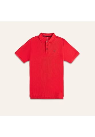 Camiseta Polo Emblema Rojo Tierra Arriba Camiseta Polo Emblema Rojo Tierra Arriba Talla M Mario Hernández