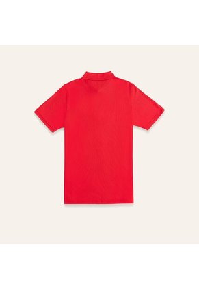 Camiseta Polo Emblema Rojo Tierra Arriba Camiseta Polo Emblema Rojo Tierra Arriba Talla M