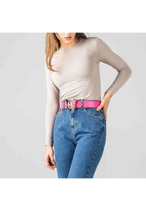 Cinturón Casual Mariposa Monograma Flamenco Beige Cinturón Casual Mariposa Monograma Flamenco Beige Talla XS