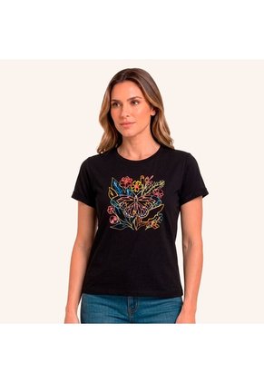 Camiseta Cira Negro Tierra Arriba