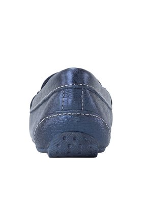Mocasín Anahi Azul Metálico MH Mocs