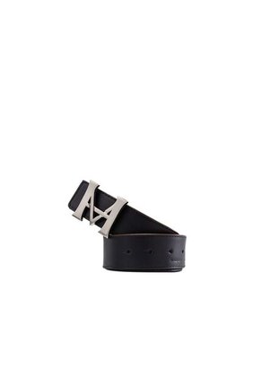 Cinturón Casual Monograma Doble Faz Negro Caramelo Cinturón Casual Monograma Doble Faz Negro Caramelo Talla S