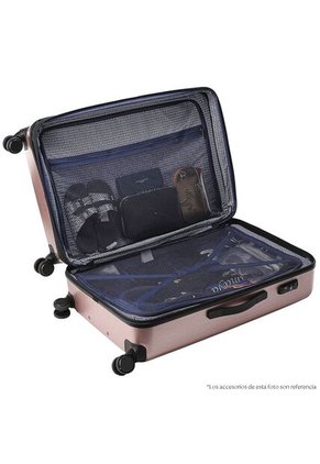 Maleta Grande  Expandible 28" Rosa Metálico Imperial Maleta Grande Expandible 28" Rosa Metálico Imperial