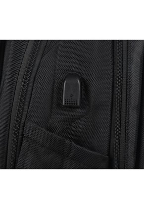 Morral Tres Cremalleras Negro Urban