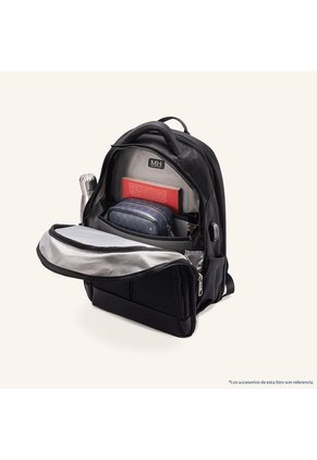 Morral Tres Cremalleras Negro Urban