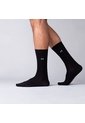 Medias Acanaladas Extrafina Negro MH Socks de Mario Hernández