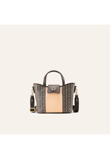 Tote Alas Mini Negro Taupe Cala Tote Alas Mini Negro Taupe Cala