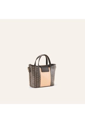 Tote Alas Mini Negro Taupe Cala Tote Alas Mini Negro Taupe Cala