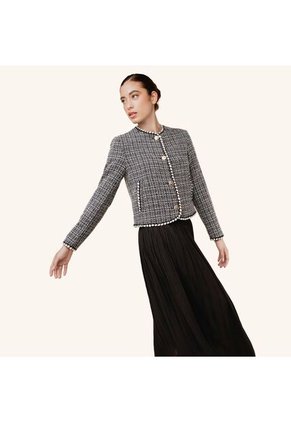 Chaqueta Ribera Negro Marfil Monteazul Chaqueta Ribera Negro Marfil Monteazul Talla S