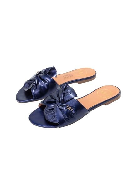 Sandalias Lazo Azul Metalico Julia Sandalias Lazo Azul Metalico Julia Talla 35