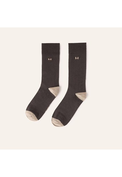 Medias Básicas Extrafina Castaño MH Socks