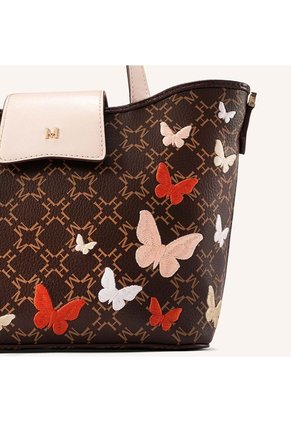 Tote Alas Mini Café Lt Primario Mariposas