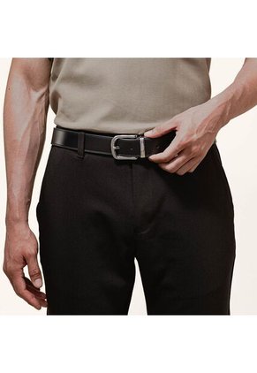 Cinturón Casual Doble Faz Chocolate Negro Esencial Cinturón Casual Doble Faz Chocolate Negro Esencial Talla 120