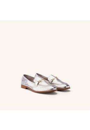 Mocasín Loafer Gracia Plata Julia Mocasín Loafer Gracia Plata Julia Talla 39