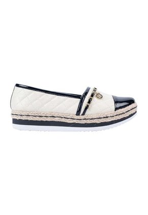 Baletas Yute Chia Blanco Negro Julia Baletas Yute Chia Blanco Negro Julia Talla 38