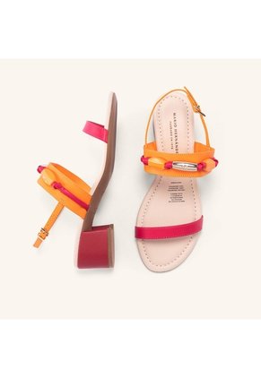 Sandalias Bilbao Fucsia Naranja Brisabonita