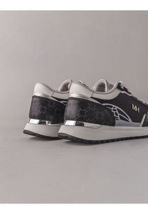 Tenis Delta Negro Plata Tenis Delta Negro Plata Talla 40