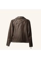 Chaqueta Biker Agata Café Gema MH de Mario Hernández