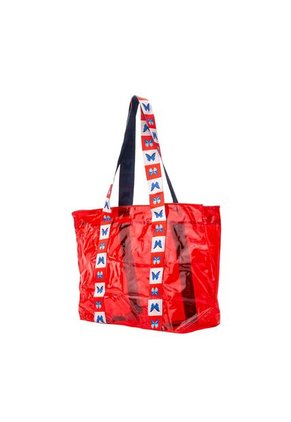 Tote Bahía Mariposas Rojo Verano Tote Bahía Mariposas Rojo Verano