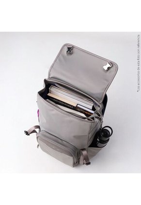 Morral Con Tapa Tunez Gris Platinum Morral Con Tapa Tunez Gris Platinum