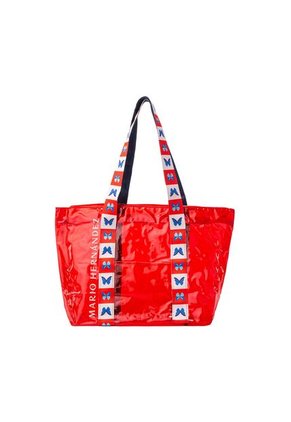 Tote Bahía Mariposas Rojo Verano Tote Bahía Mariposas Rojo Verano