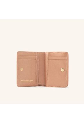 Billetera Marsella Mediana Rosado Metalizado Fontana Billetera Marsella Mediana Rosado Metalizado Fontana