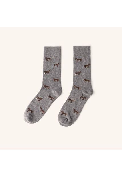 Medias Caballo Gris MH Socks Medias Caballo Gris MH Socks
