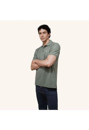 Camiseta Polo Emblema Cipres Tierra Arriba Camiseta Polo Emblema Cipres Tierra Arriba Talla M