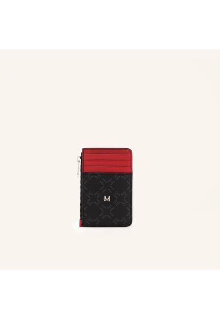 Tarjetero 8 Tarjetas Con Zip Ébano Primario Básico Tarjetero 8 Tarjetas Con Zip Ébano Primario Básico