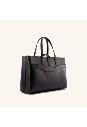 Bolso De Mano Aura Negro Niquel Ala Bolso De Mano Aura Negro Niquel Ala