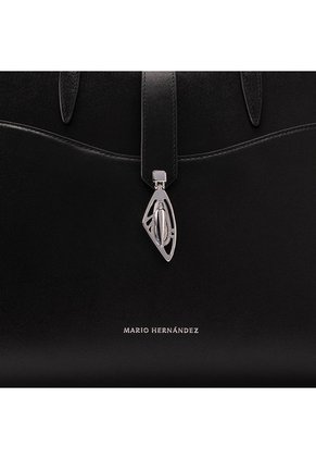 Bolso De Mano Aura Negro Niquel Ala Bolso De Mano Aura Negro Niquel Ala