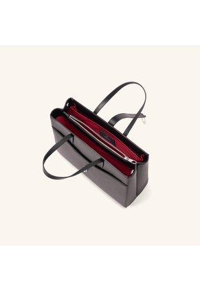 Bolso De Mano Aura Negro Niquel Ala Bolso De Mano Aura Negro Niquel Ala