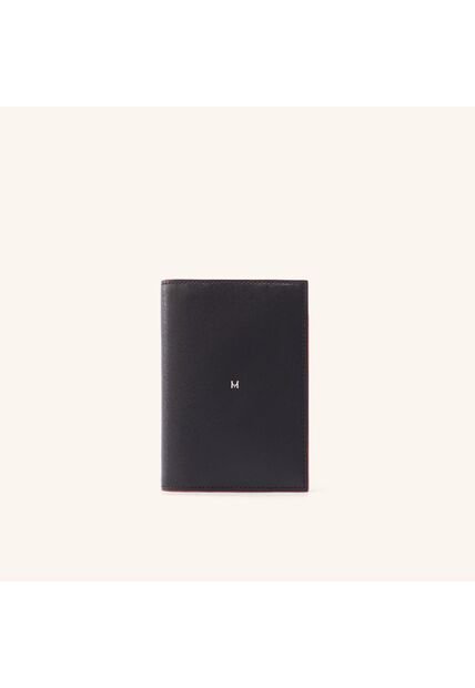 Porta Pasaporte Sencillo Negro Castellano Porta Pasaporte Sencillo Negro Castellano