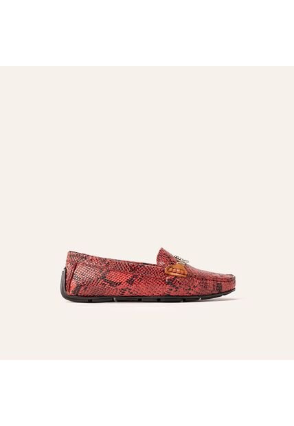 Mocasín Sofia Pitón Rojo MH Mocs Mocasín Sofia Pitón Rojo MH Mocs Talla 36