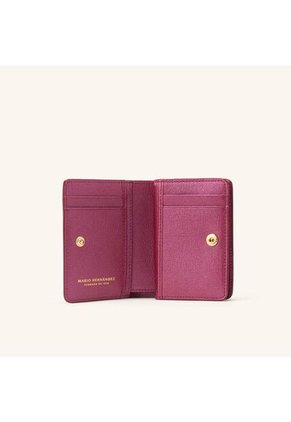 Billetera Marsella Mediana Arándano Metalizado Fontana Billetera Marsella Mediana Arándano Metalizado Fontana