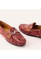 Mocasín Sofia Pitón Rojo MH Mocs Mocasín Sofia Pitón Rojo MH Mocs Talla 36 de Mario Hernández