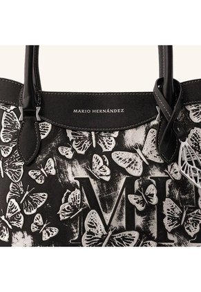 Tote Alas Mediano Platino Mariposas Tote Alas Mediano Platino Mariposas