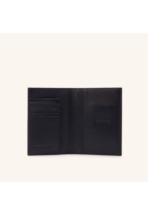 Porta Pasaporte Sencillo Negro Castellano Porta Pasaporte Sencillo Negro Castellano