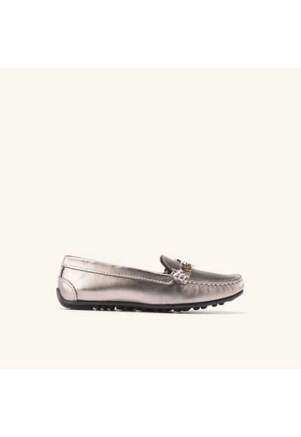 Mocasín Alina Platino MH Mocs Mocasín Alina Platino MH Mocs Talla 36