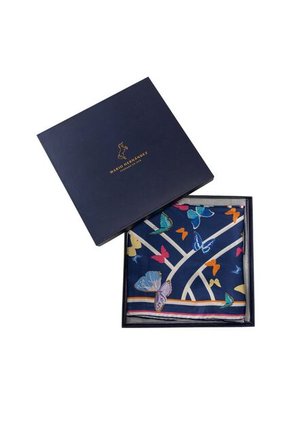 Pañoleta Carre Paraíso Cielo 90 X 90 Foulard Pañoleta Carre Paraíso Cielo 90 X 90 Foulard