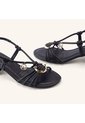 Sandalias Belice Negro Brisabonita de Mario Hernández
