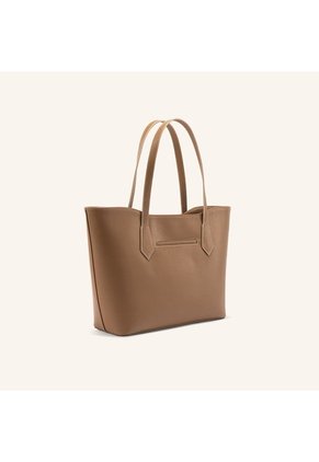 Tote Alas Mediano Taupe Coral