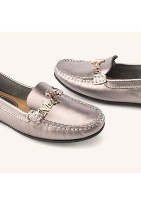 Mocasín Alina Platino MH Mocs Mocasín Alina Platino MH Mocs Talla 37
