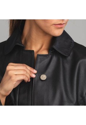 Abrigo Paris Monarca Negro Gema MH Abrigo Paris Monarca Negro Gema MH Talla 6