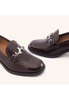 Mocasín Loafer Maite Borgoña MH Mocs Mocasín Loafer Maite Borgoña MH Mocs Talla 37
