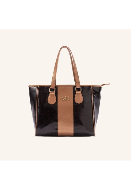 Bolso De Mano Nerea Cafe Oro Lima